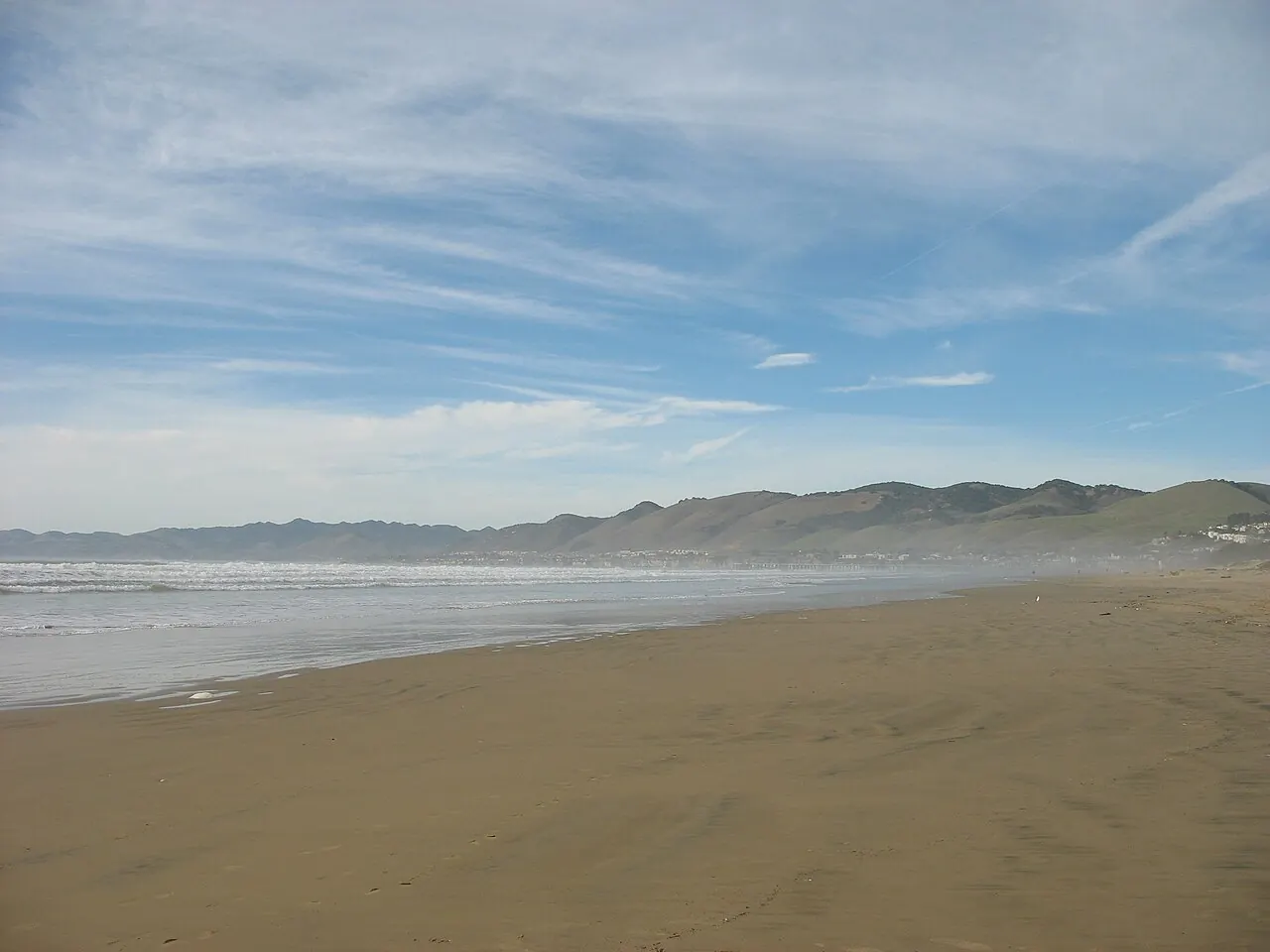 Oceano Dunes and beach in Oceano, California